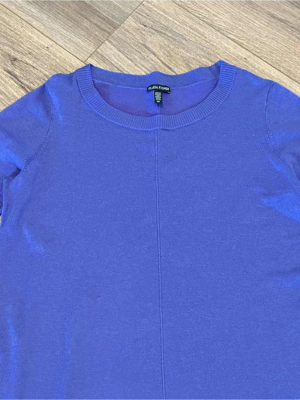 Eileen Fisher Cozy Tencel Stretch Round Neck Long Sleeve Tunic Size Small - Picture 5 of 9